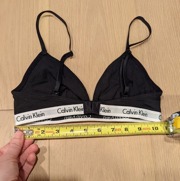 Calvin Klein Black Triangle Bralette - Picture 4 of 5